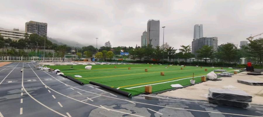 Dự án sân bóng đạt chuẩn FIFA mới tại trường Quốc tế  The Bay Academy 